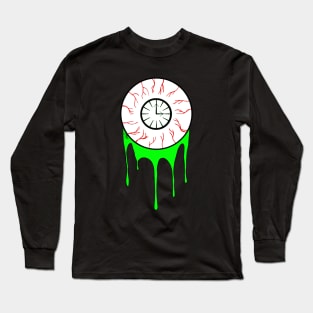 Eyeball Clock Long Sleeve T-Shirt